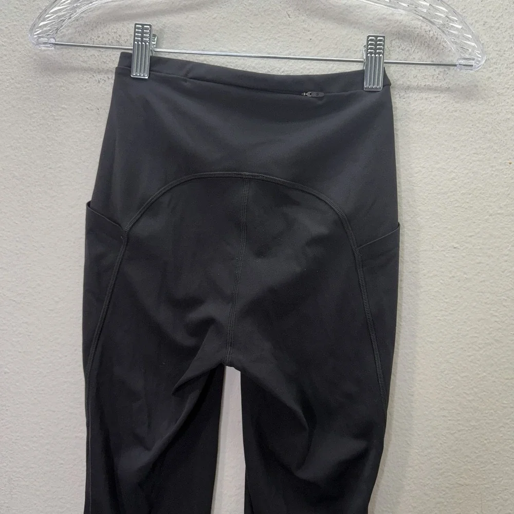 Lululemon Swift Speed High Rise Black Leggings Yoga Reflective 28